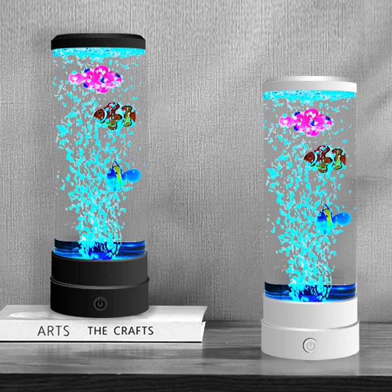 Home Decor Happy - Décoration d'intérieur LED multicolore à bulles
