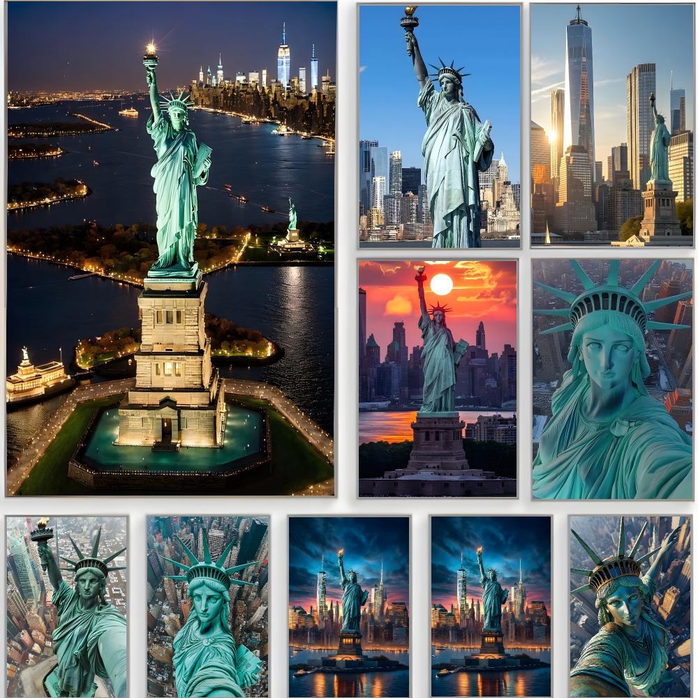 Home Decor New York - Affiche de la Statue de la
