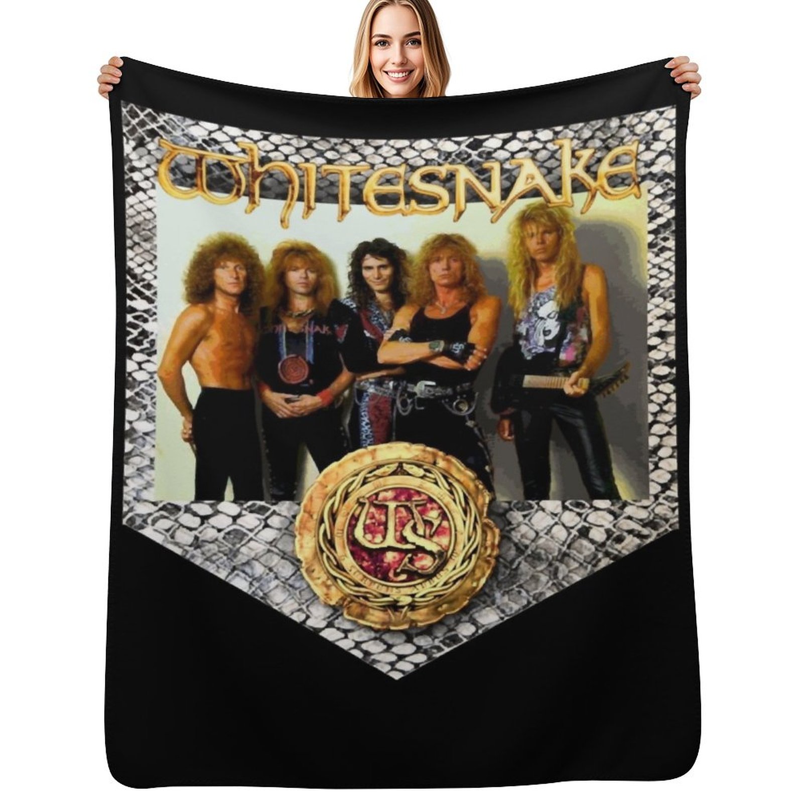 Home Decor Png - Whitesnake &x27;89 Classic T-Shirt.png Couverture décorative