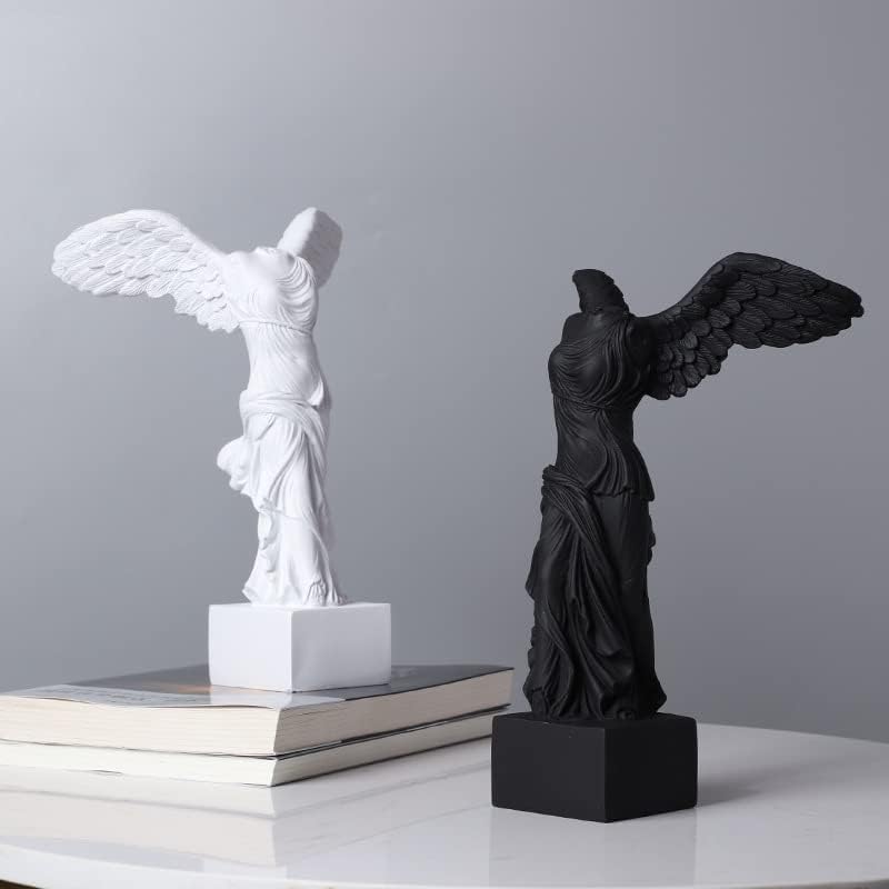 Victory Home Decor - Statue grecque en résine ailée du
