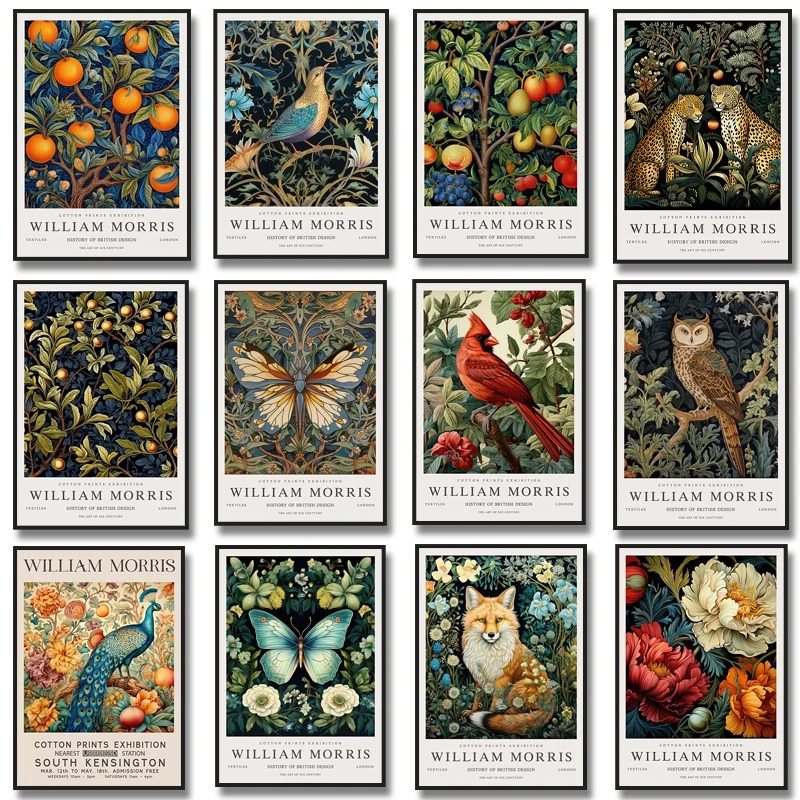 Home Decor Ikea - Affiche d'exposition de musée William Morris,