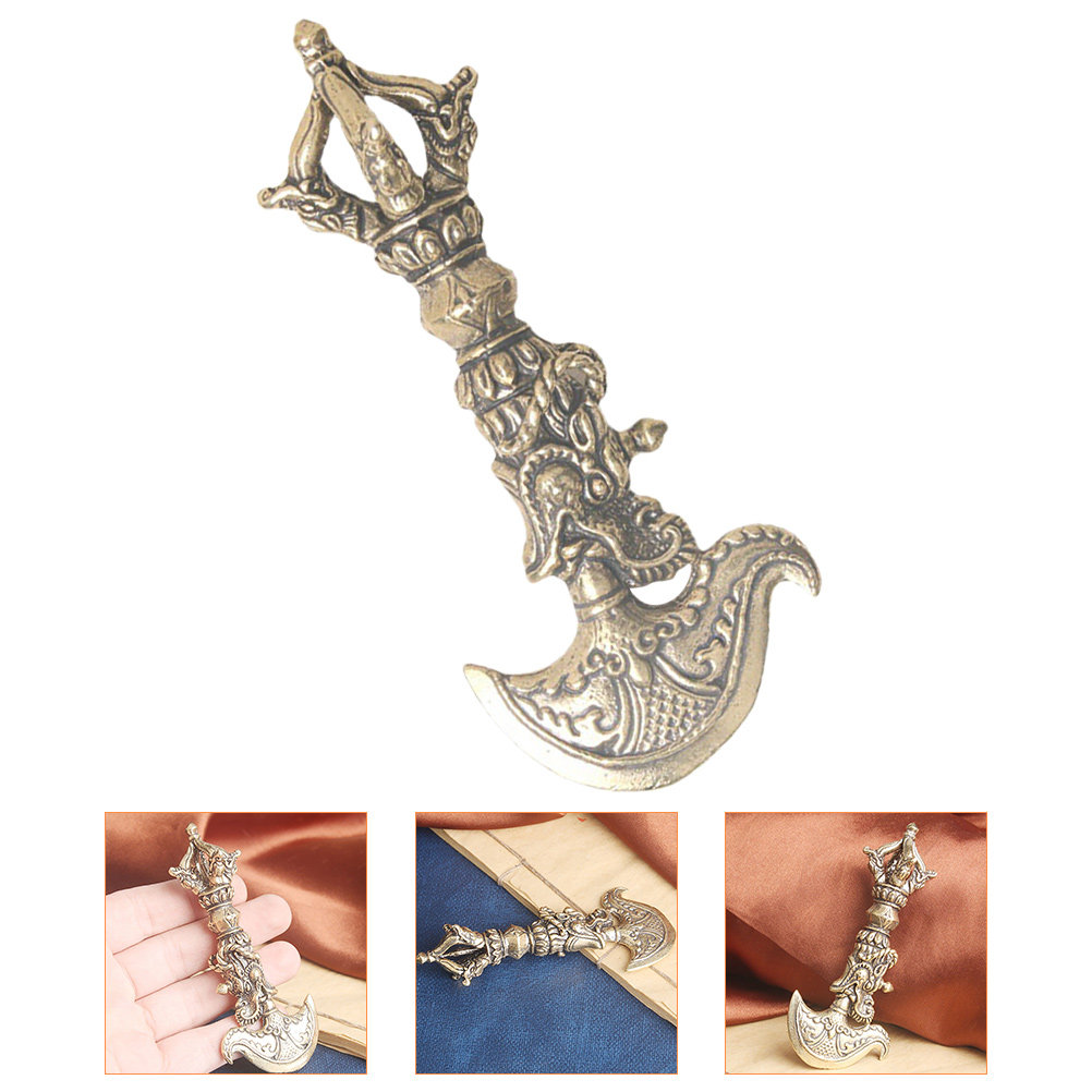 Home Decor Kit - Mini pilon Vajra en laiton, ornement