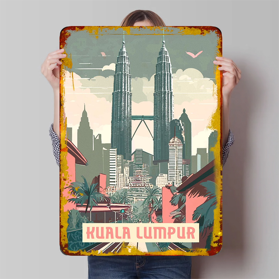 Home Decor Kuala Lumpur - Kuala Lumpur Skyline – Art mural