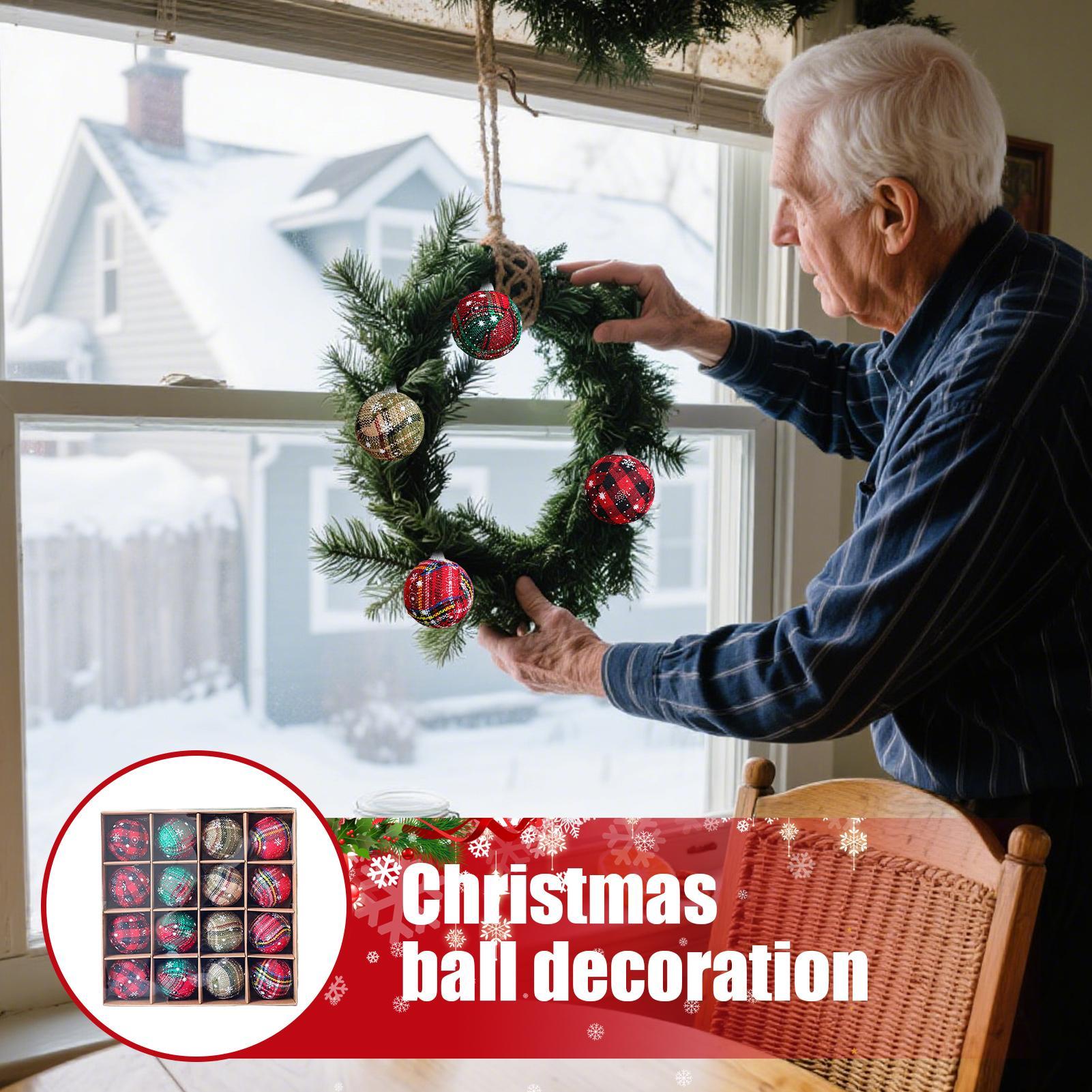Home Decor Retail Stores - Ensemble d'ornements d'arbre de noël, 16