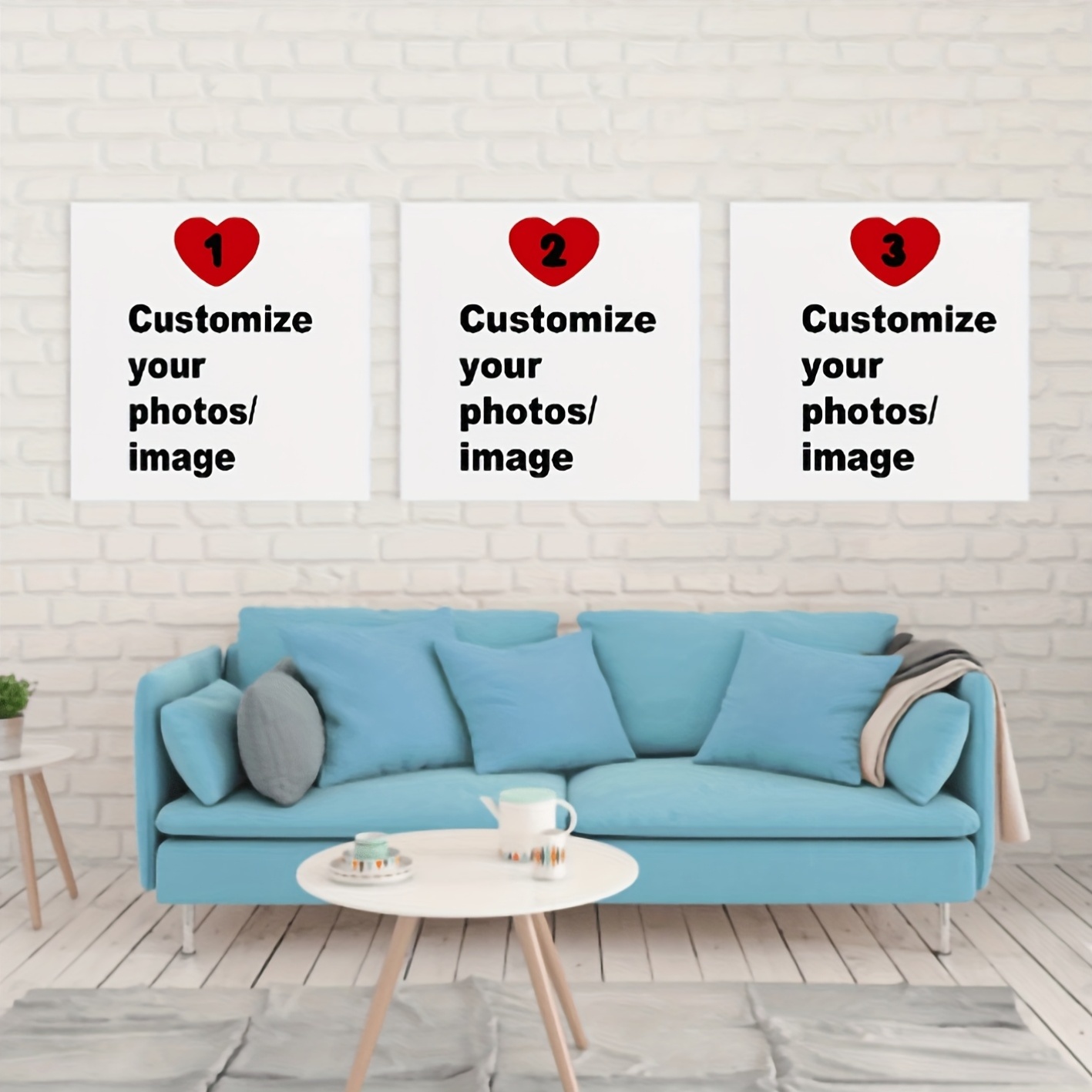 Home Decor Kit - Affiche en toile carrée personnalisée, 3