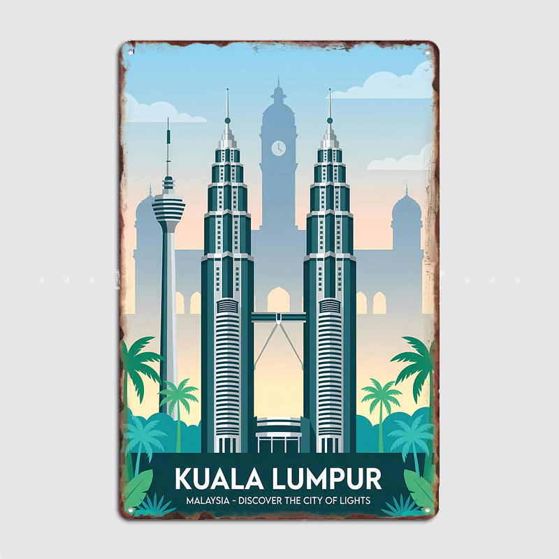 Home Decor Kuala Lumpur - Affiches de paysages urbains de Kuala