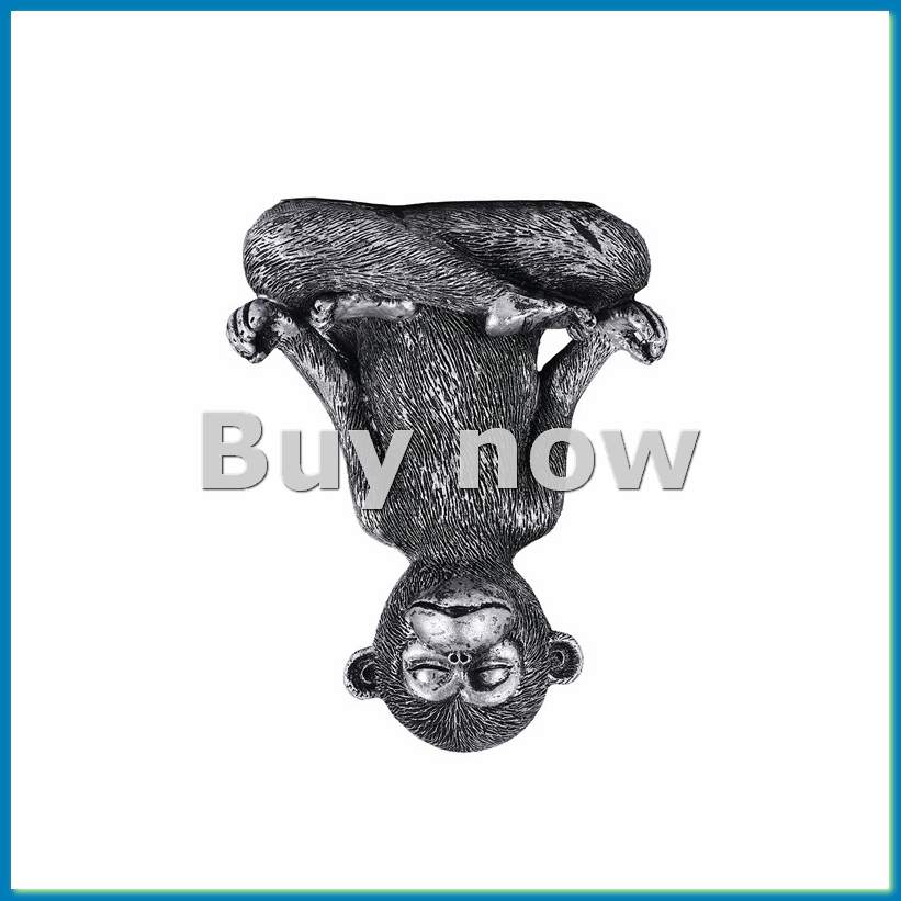 Home Decor Outdoor - Statue de singe de méditation en