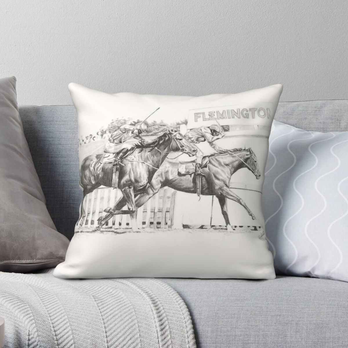 Home Decor Melbourne - Juste de coussin en polyester et