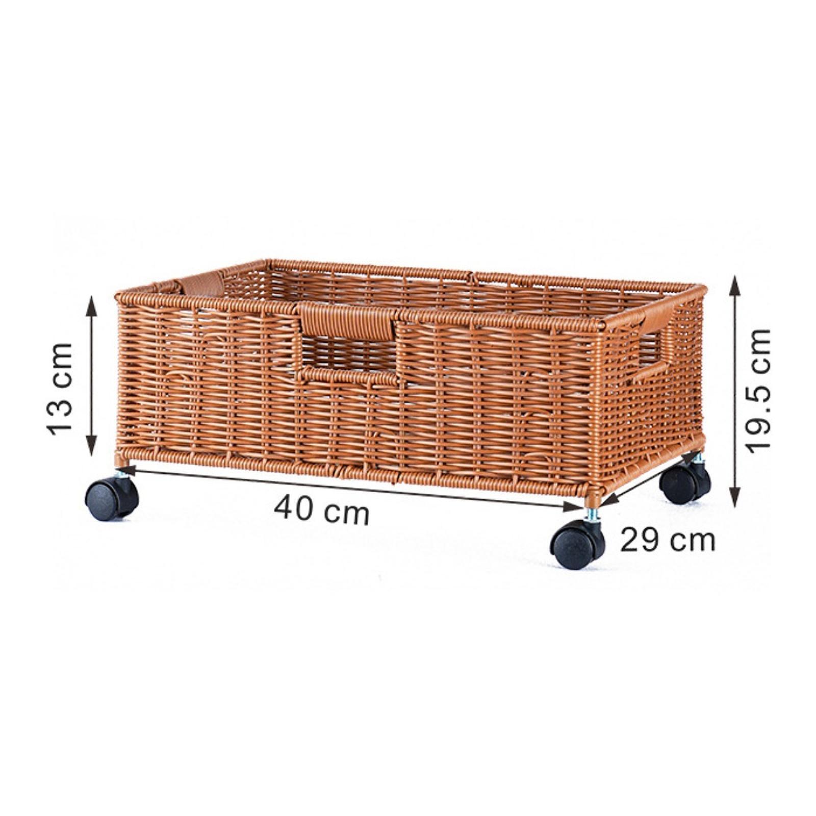 Home Decor Hampers - Panier de rangement avec roulettes, décoratif,