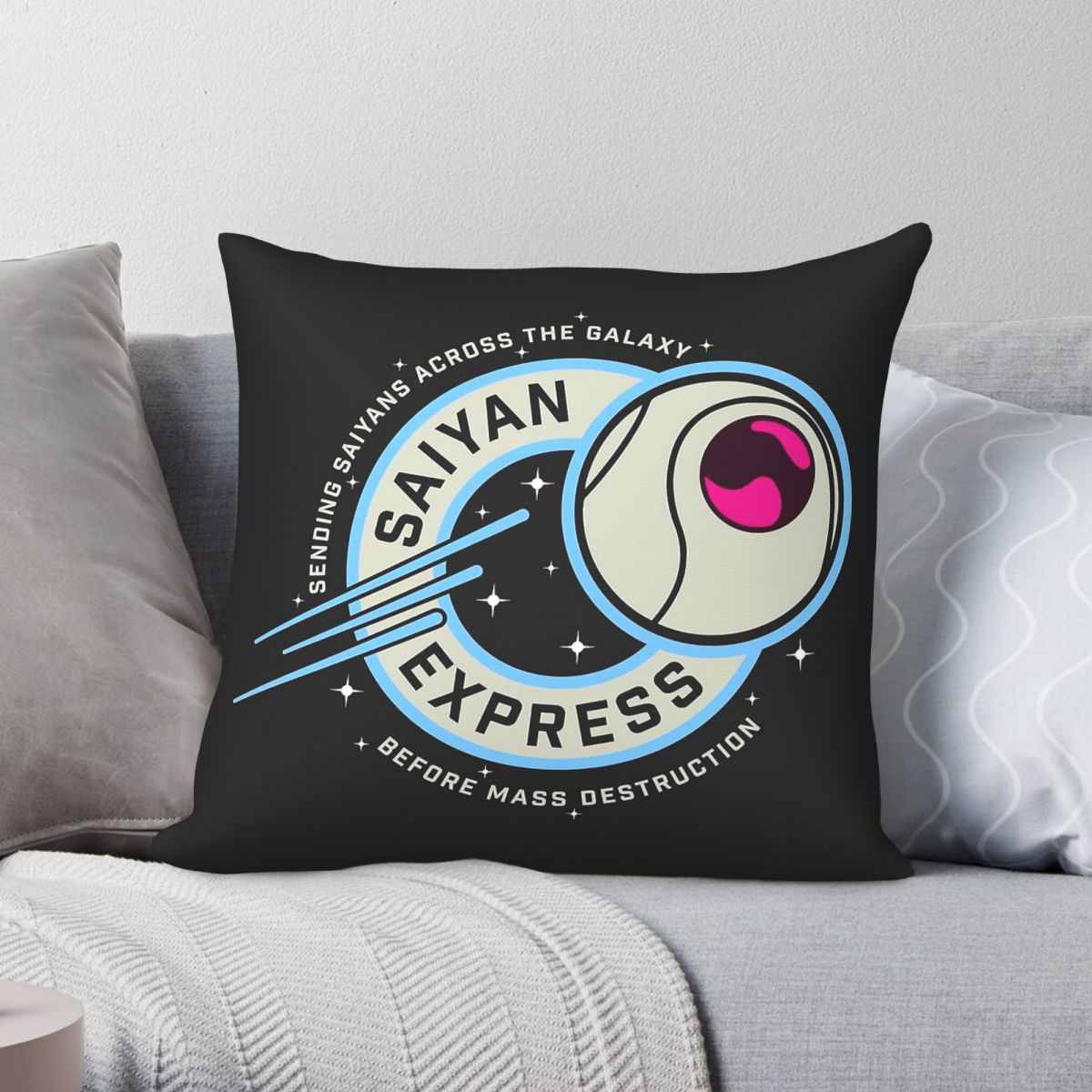 Home Decor Express - Housse de coussin décorative Saiyan Express