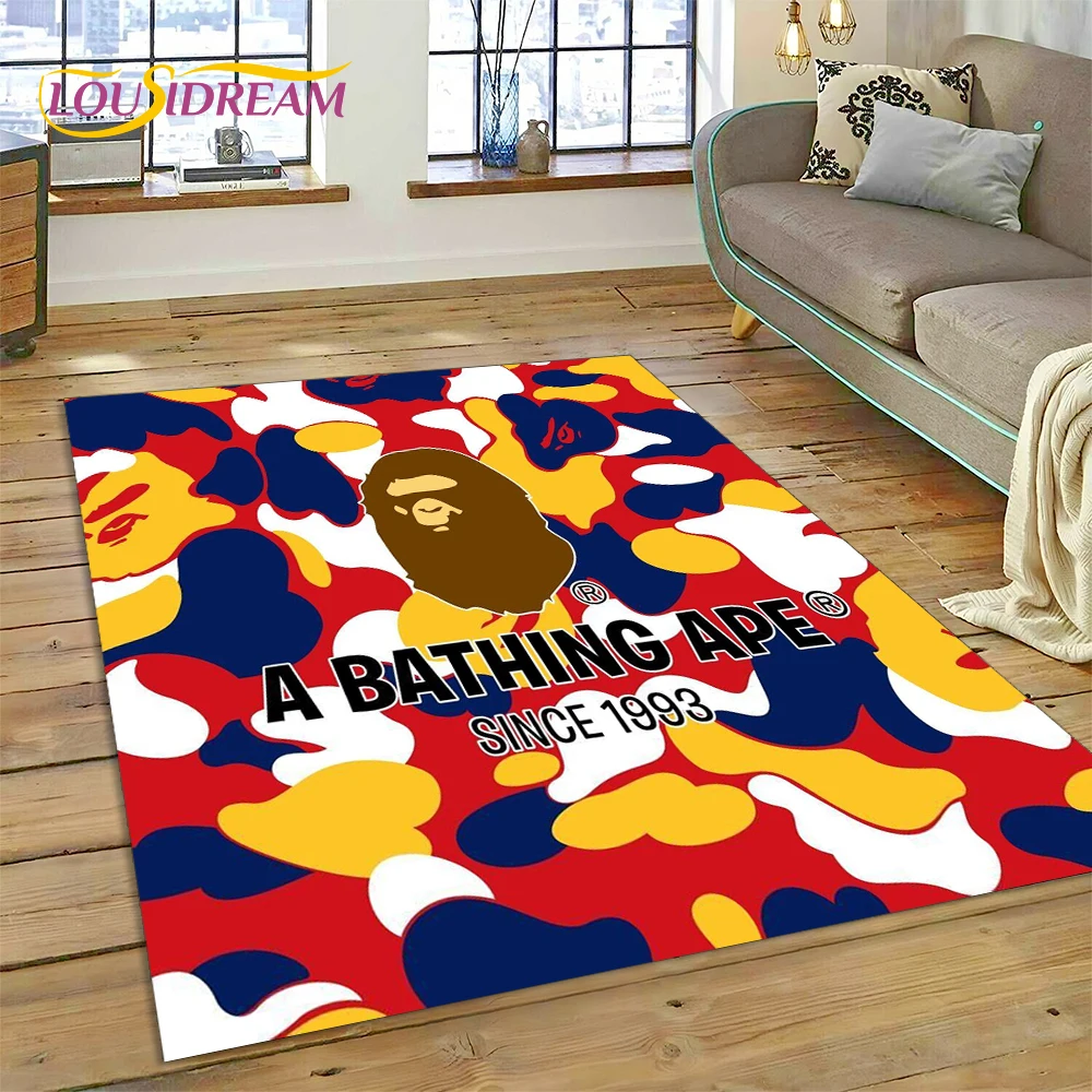 Tapis de sol 3D imprimé B-BAPE - Home Decor Game Online avis et prix