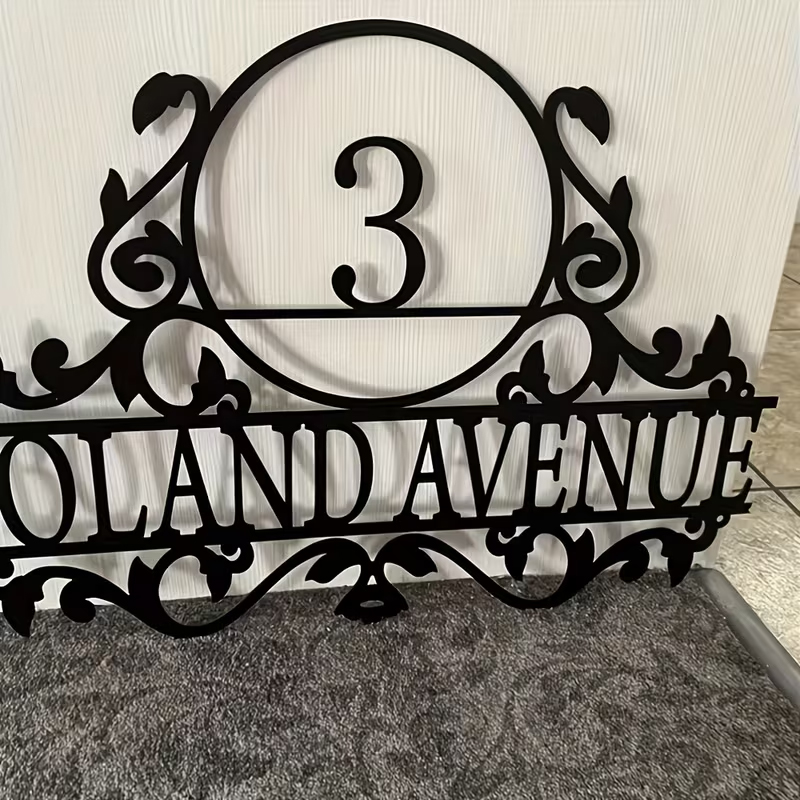 Plaque de numéro de maison et  - Home Decor Outdoor avis et prix