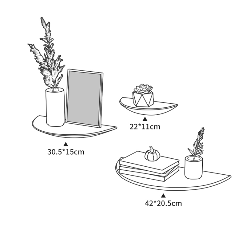Étagère murale en demi-cercle  - Home Decor Ikea avis et prix