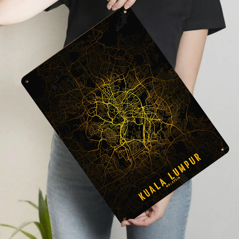 Carte de ville de Kuala Lumpur - Home Decor Kuala Lumpur avis et prix