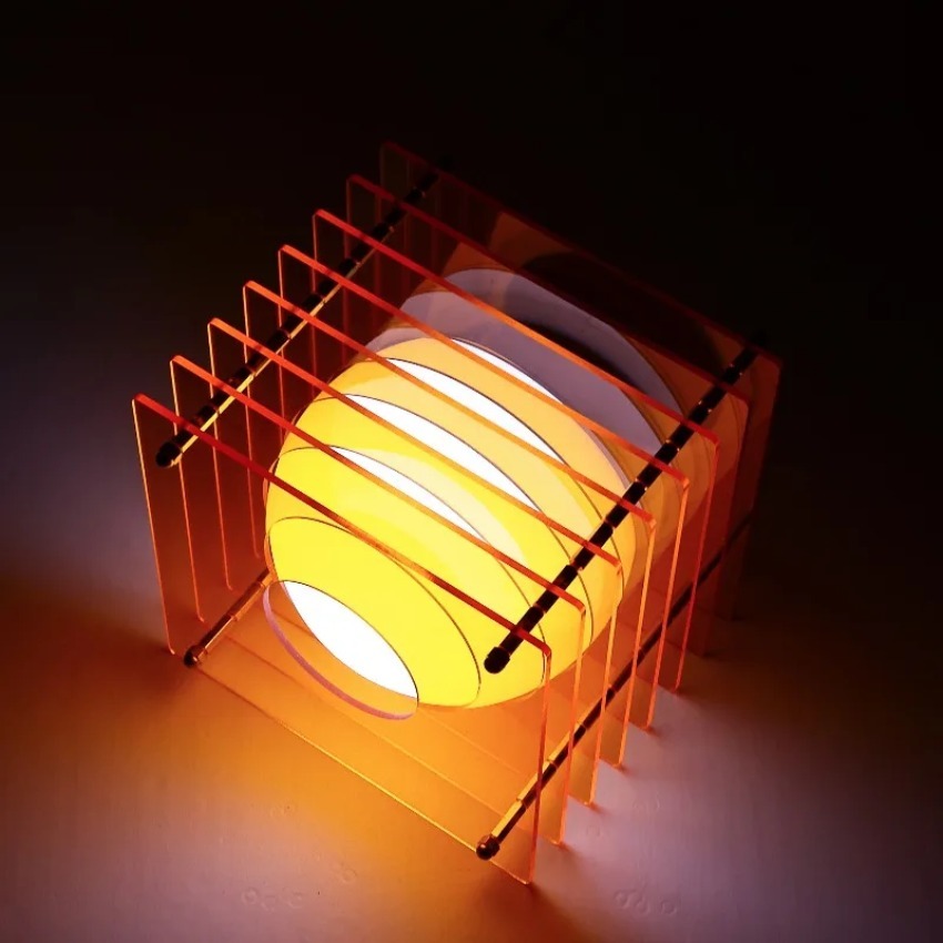 Lampe lunaire en acrylique à m - Home Decor Happy avis et prix