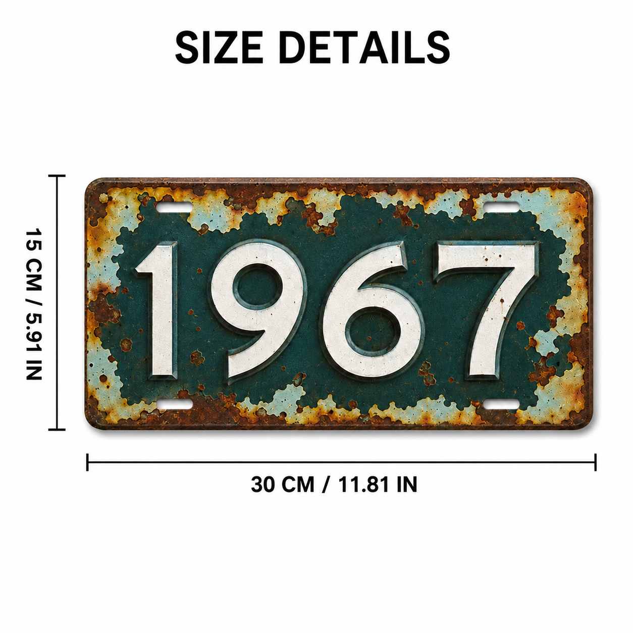 Plaque murale en métal vintage - Home Decor New York avis et prix