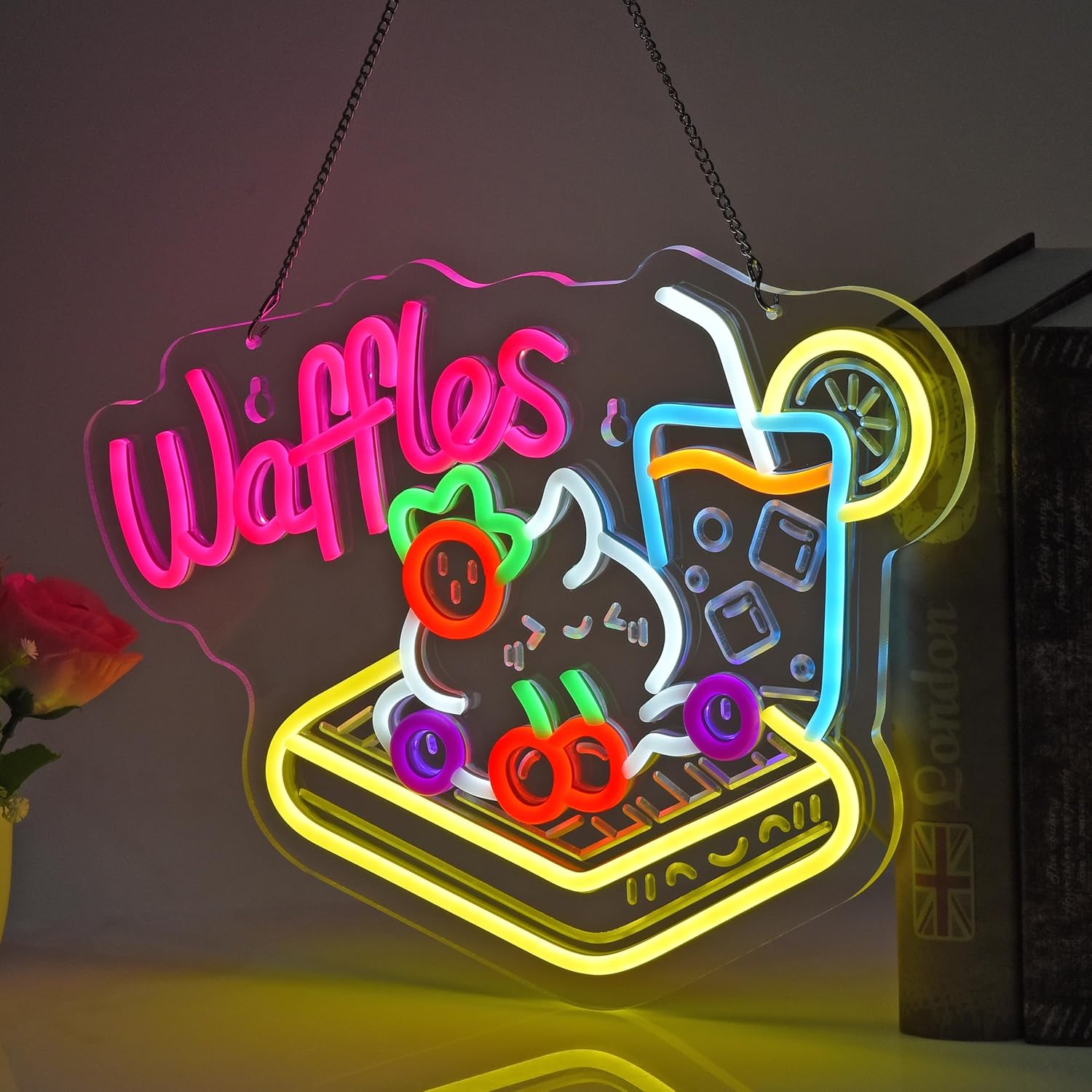 Enseigne néon LED USB « Waffle - Home Decor Retail Stores avis et prix