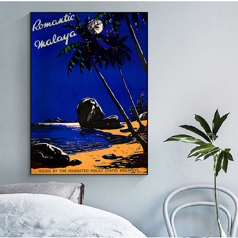 Affiches Murales Vintage en Kr - Home Decor Kuala Lumpur avis et prix