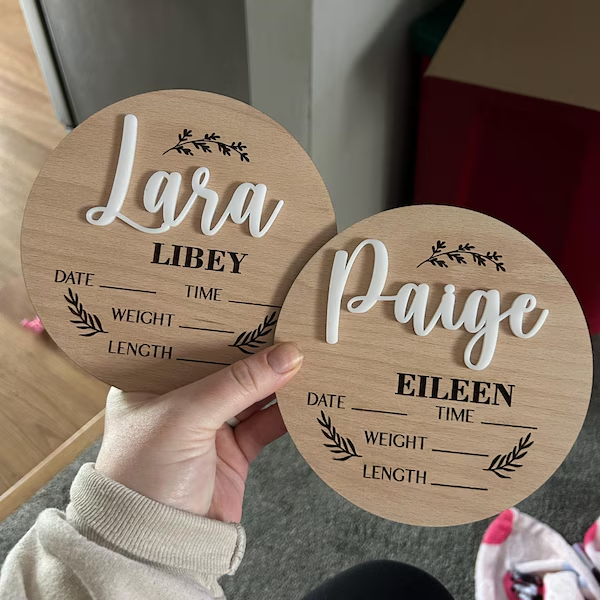 1 plaque personnalisée en bois - Home Decor Happy avis et prix