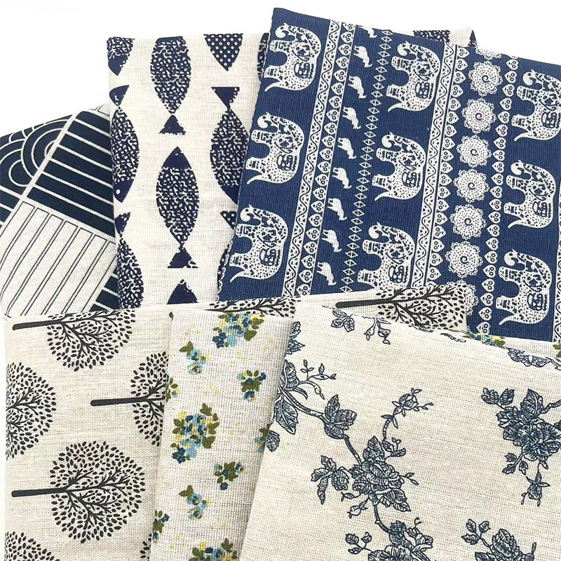 Tissu en coton et lin mélangé  - Home Decor Fabric avis et prix
