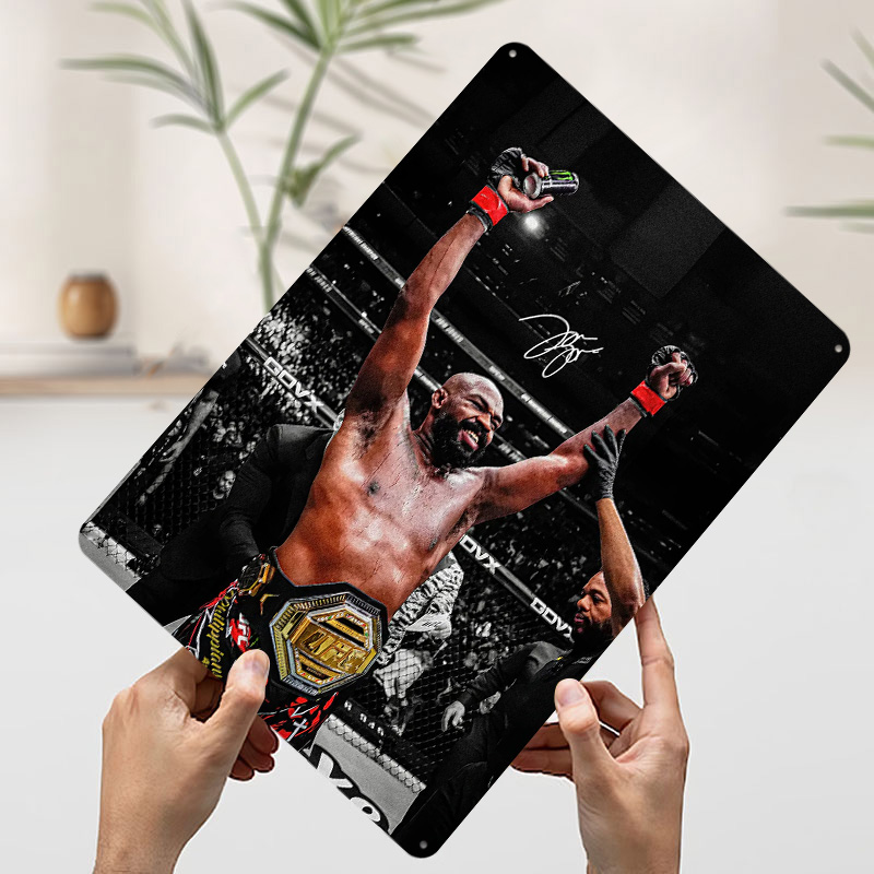 Affiche métallique Jon Jones V - Victory Home Decor avis et prix