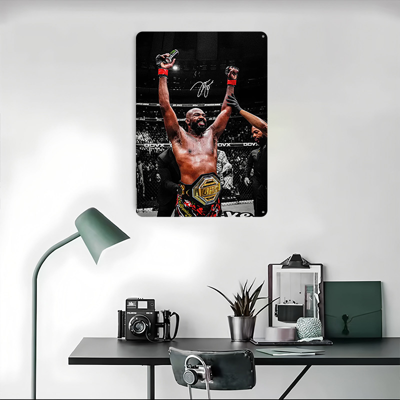 Affiche métallique Jon Jones V - Victory Home Decor avis et prix