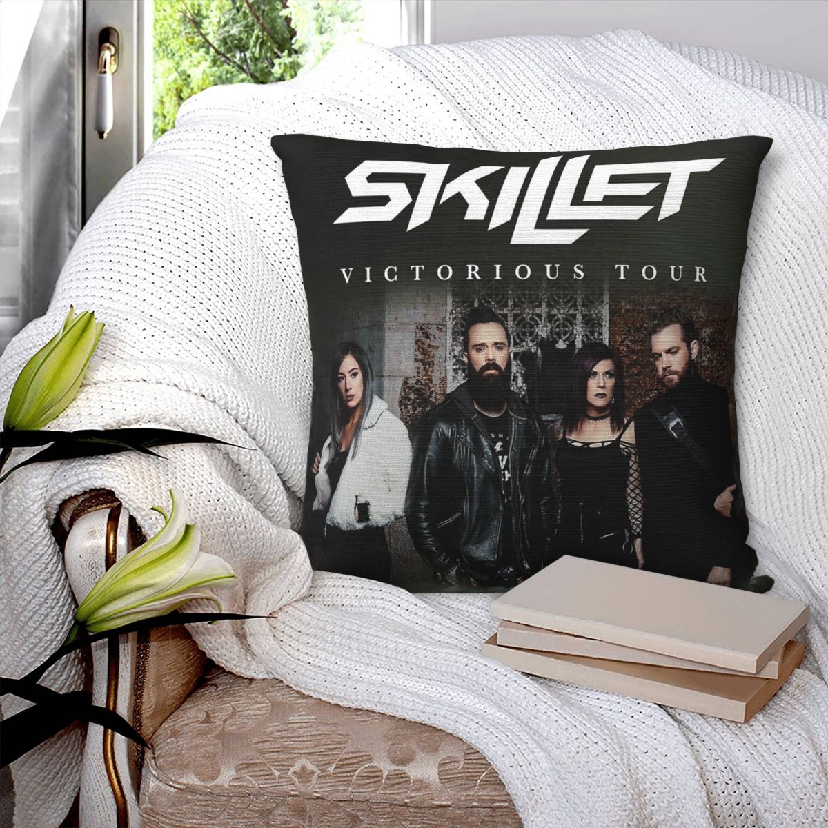 Housse de coussin Skillet Band - Victory Home Decor avis et prix