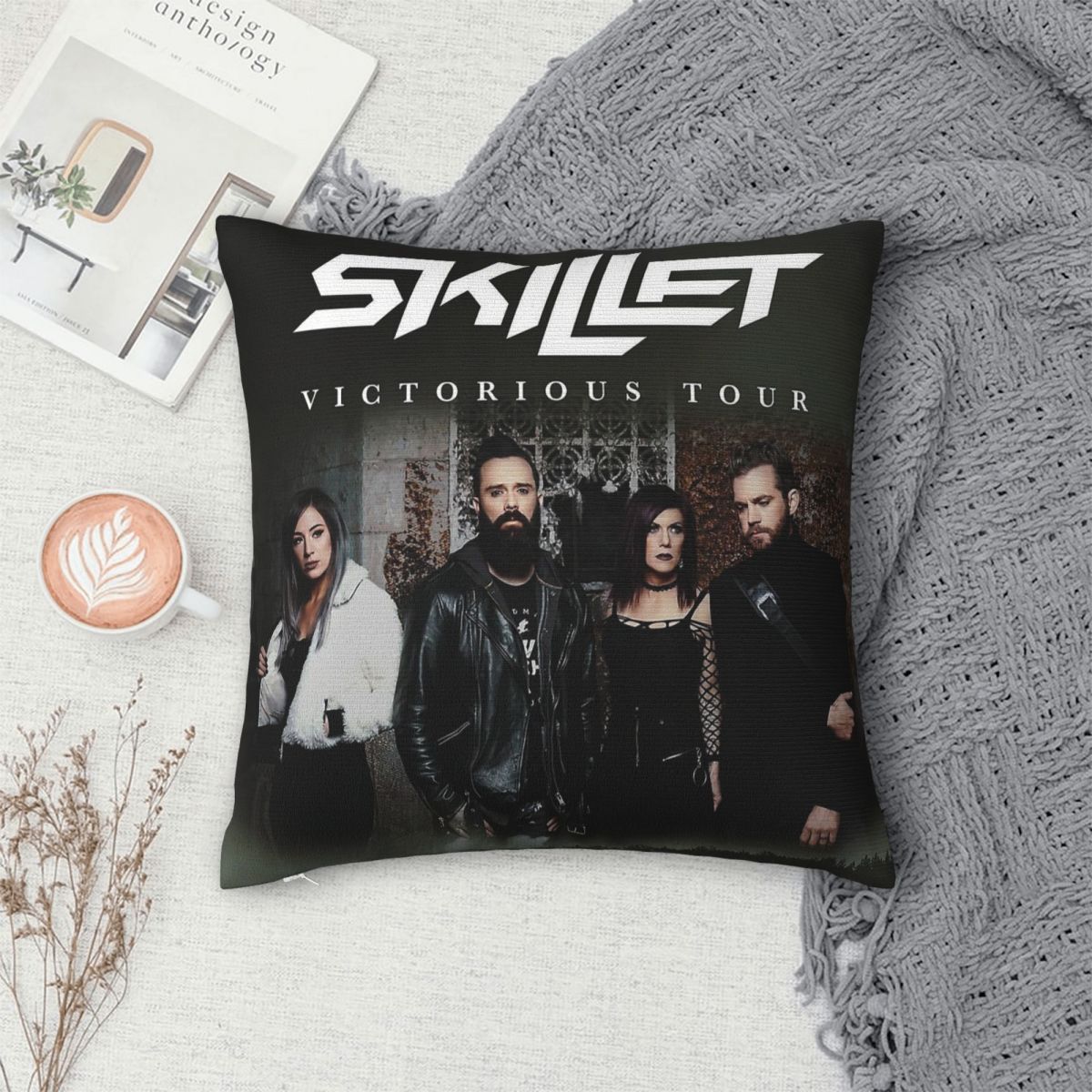 Housse de coussin Skillet Band - Victory Home Decor avis et prix