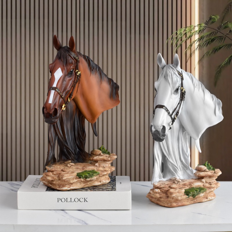Statue de cheval en résine de  - Victory Home Decor avis et prix