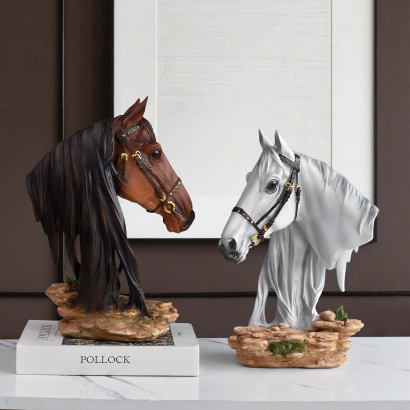 Statue de cheval en résine de  - Victory Home Decor avis et prix