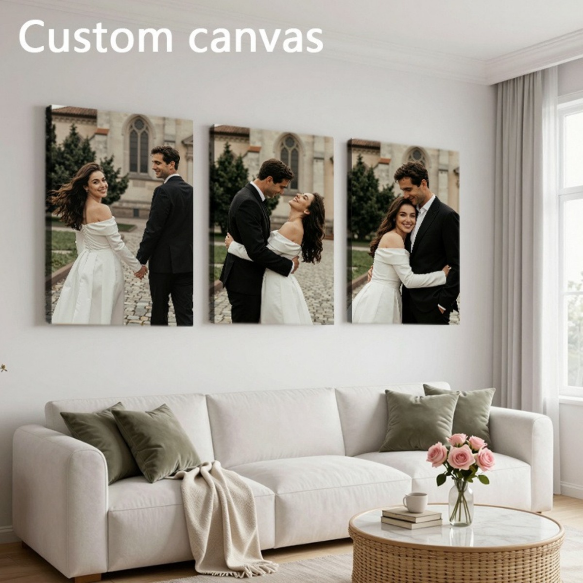 Lot de 3 impressions sur toile - Home Decor Fabric avis et prix