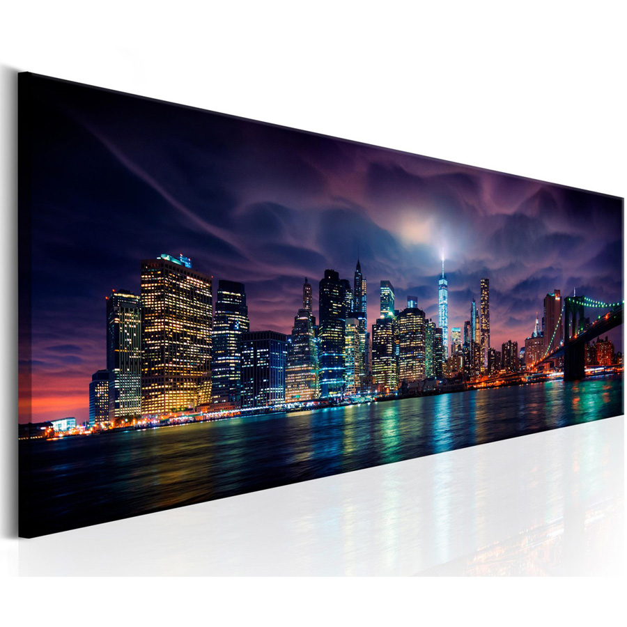 Grand Paysage Nocturne de New  - Home Decor New York avis et prix