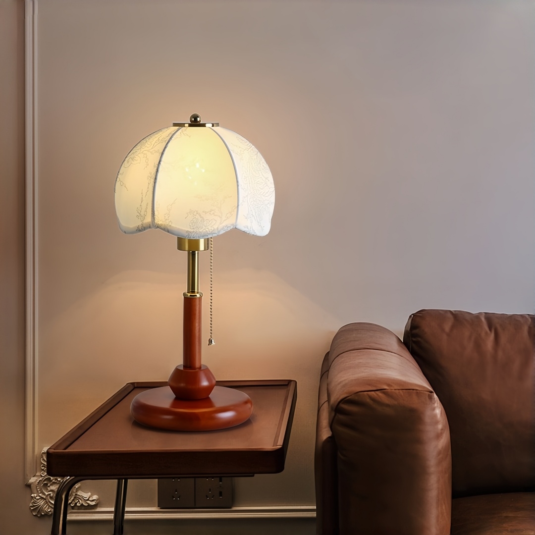 Lampe de table vintage à abat- - Home Decor Fabric avis et prix
