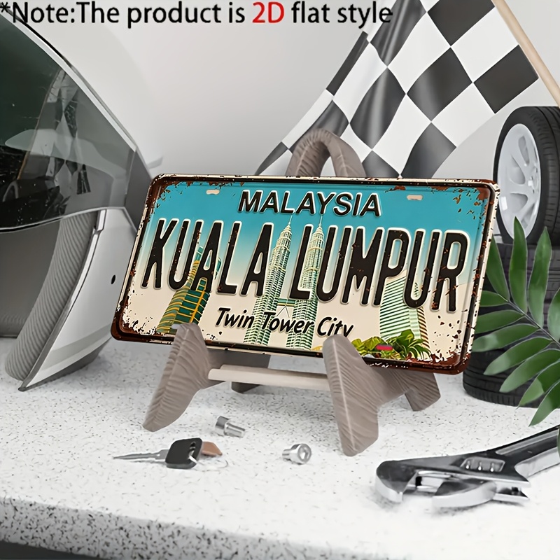 Plaque décorative en métal vin - Home Decor Kuala Lumpur avis et prix