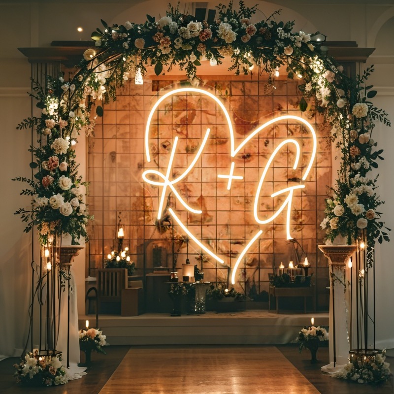 Enseigne au néon LED en forme  - Home Decor Happy avis et prix