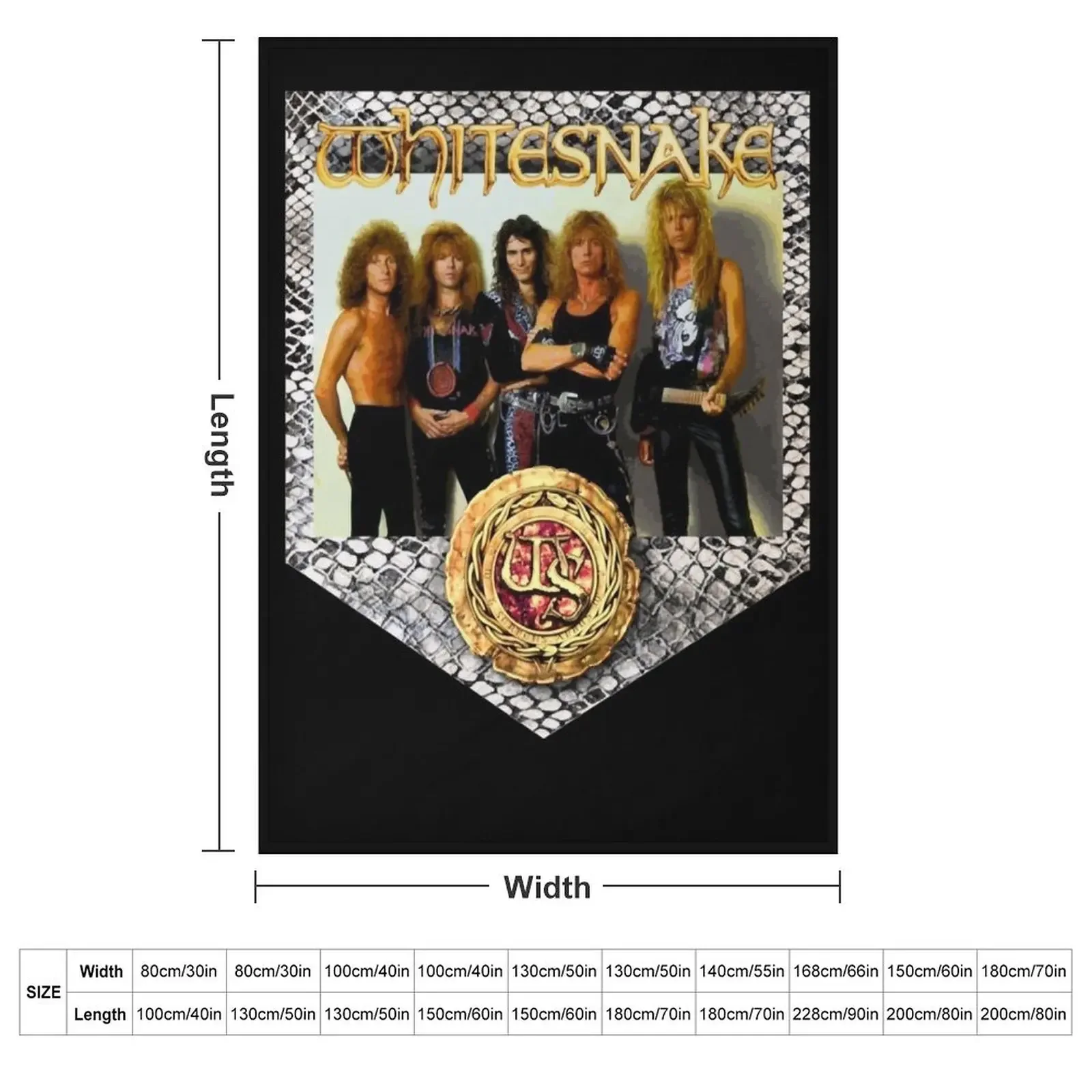 Whitesnake &x27;89 Classic T-S - Home Decor Png avis et prix