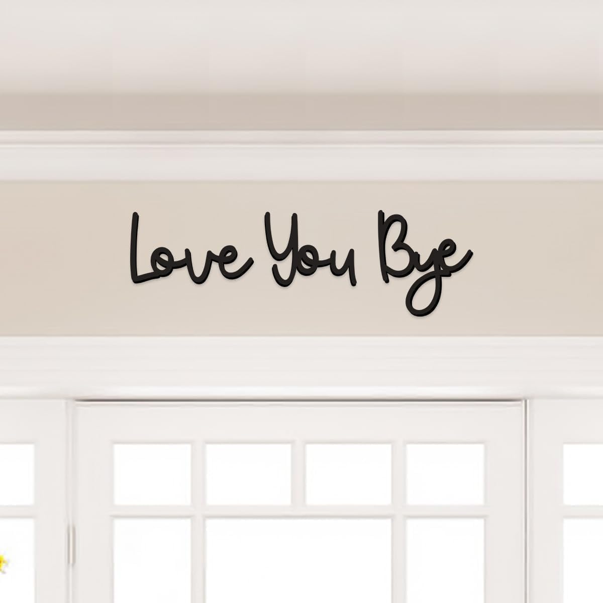 Love You Bye – panneau en bois - Home Decor Express avis et prix