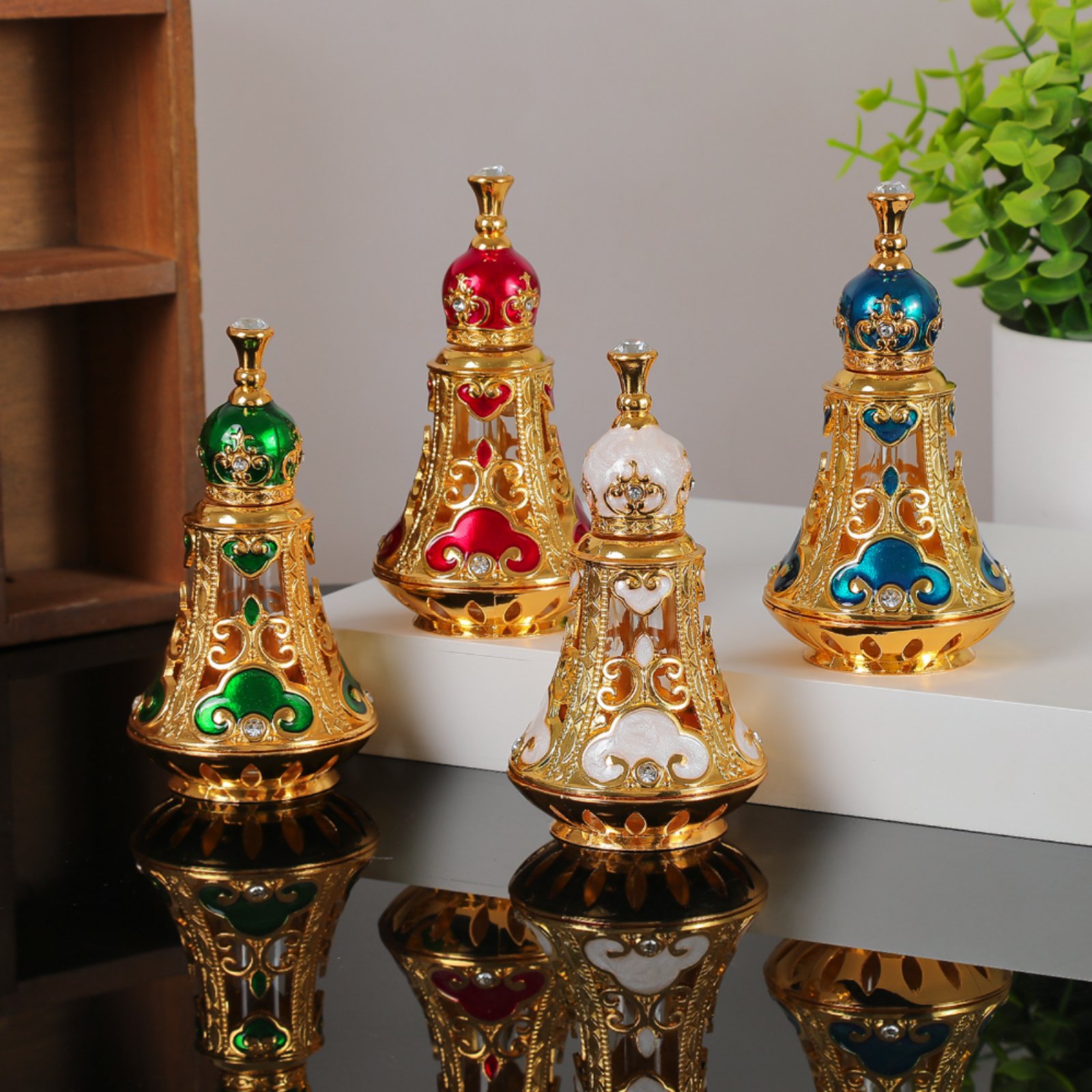 Flacon de parfum orné, bouteil - Home Decor Glass avis et prix