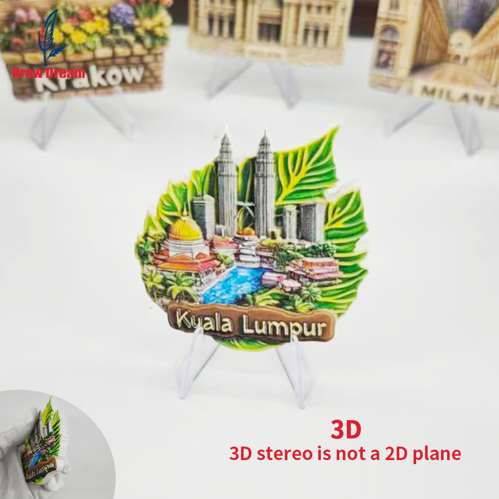1 aimant de réfrigérateur 3D e - Home Decor Kuala Lumpur avis et prix