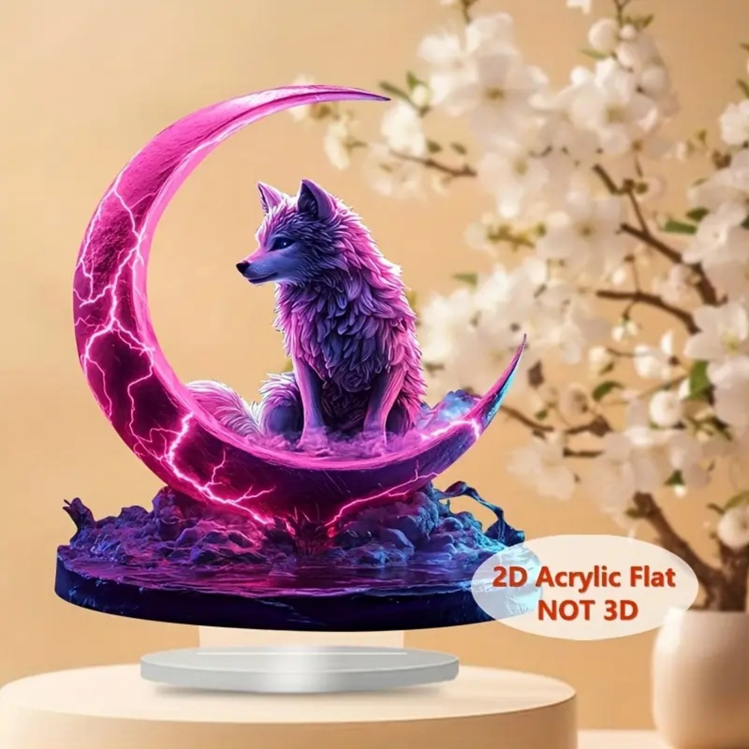 Statue de Loup Flamme, Figurin - Home Decor Kit avis et prix