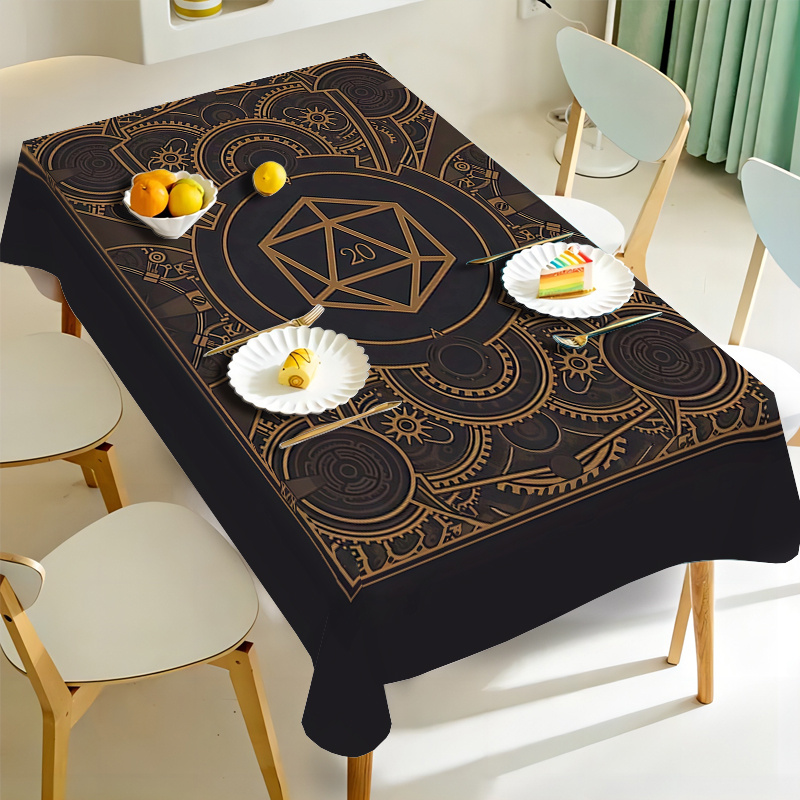 Nappe à motif d'engrenages dor - Home Decor Fabric avis et prix