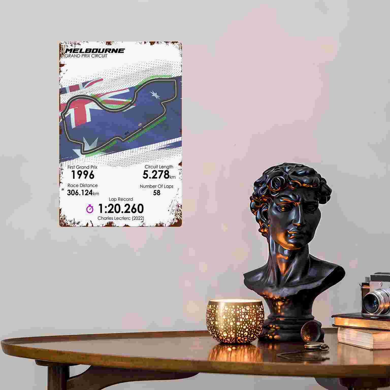 Panneau mural en métal 2D plat - Home Decor Melbourne avis et prix