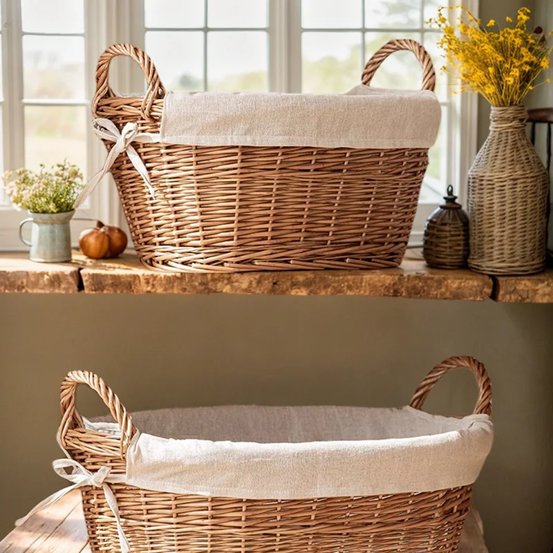 ‌ Panier à linge en rotin, pan - Home Decor Hampers avis et prix