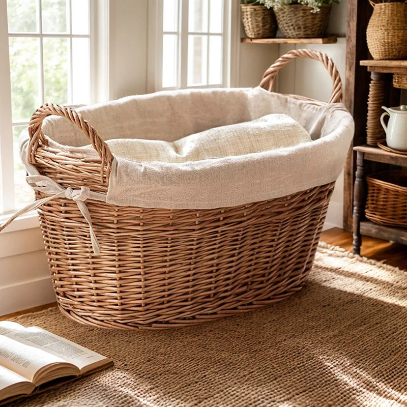 ‌ Panier à linge en rotin, pan - Home Decor Hampers avis et prix