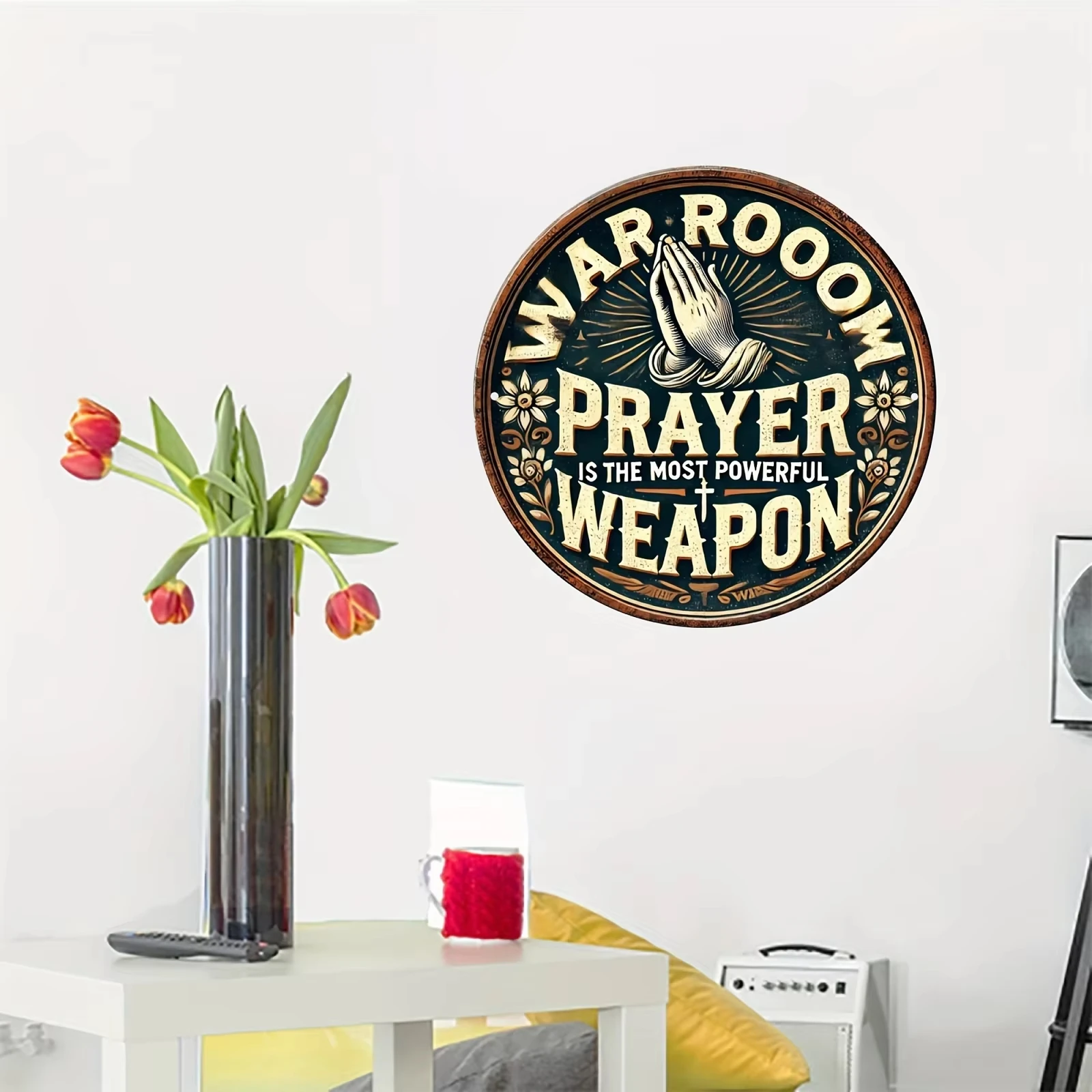 Logo rond vintage en bois-_War - Home Decor Logo Design avis et prix