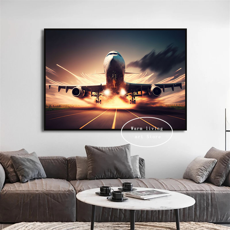 Peinture sur toile d'avion de  - Home Decor Ikea avis et prix