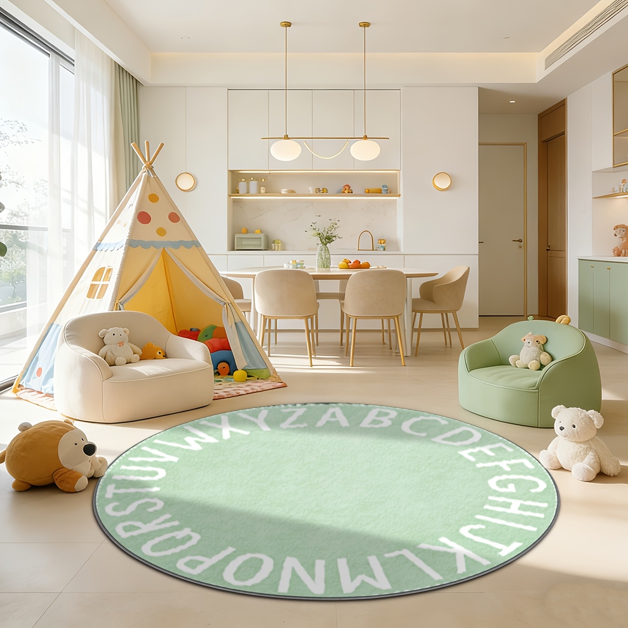 Tapis de sol graphique courbe  - Home Decor Retail Stores avis et prix