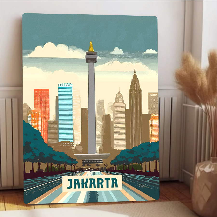 Panneau décoratif en étain pou - Home Decor Jakarta avis et prix