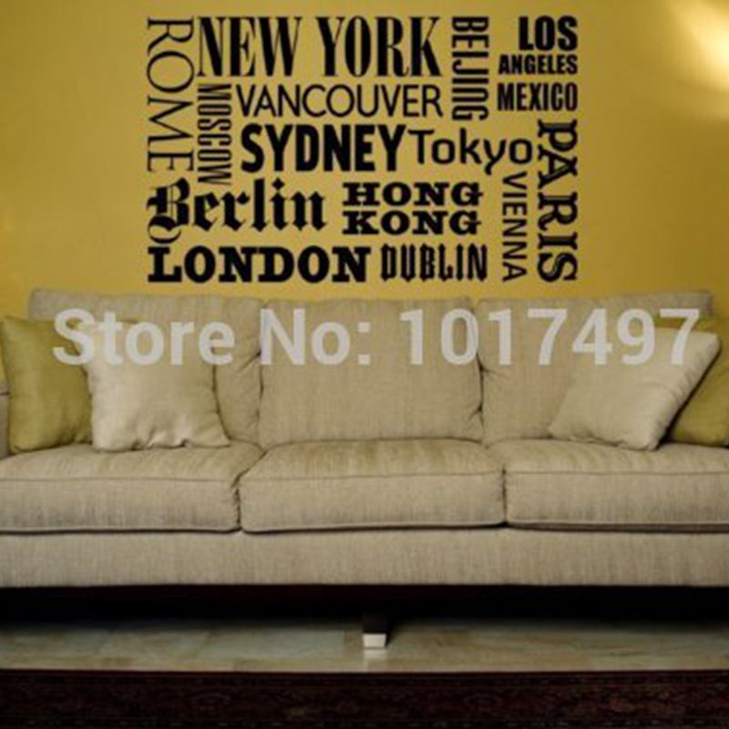 Autocollant Mural en Vinyle av - Home Decor New York avis et prix