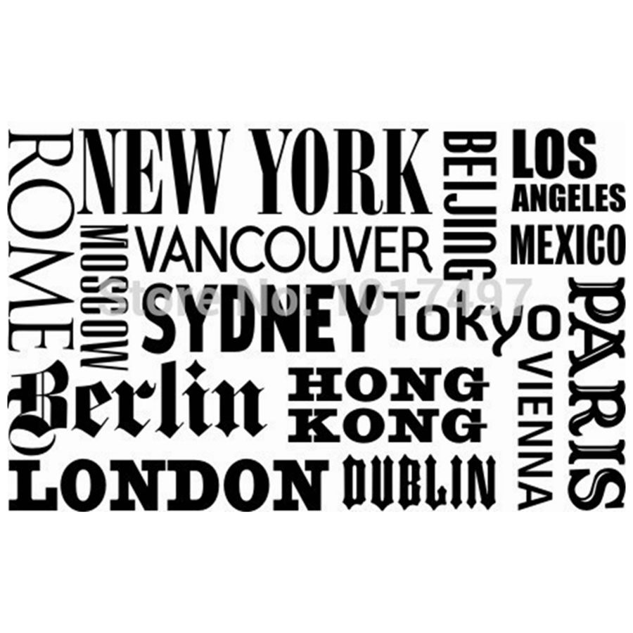 Autocollant Mural en Vinyle av - Home Decor New York avis et prix